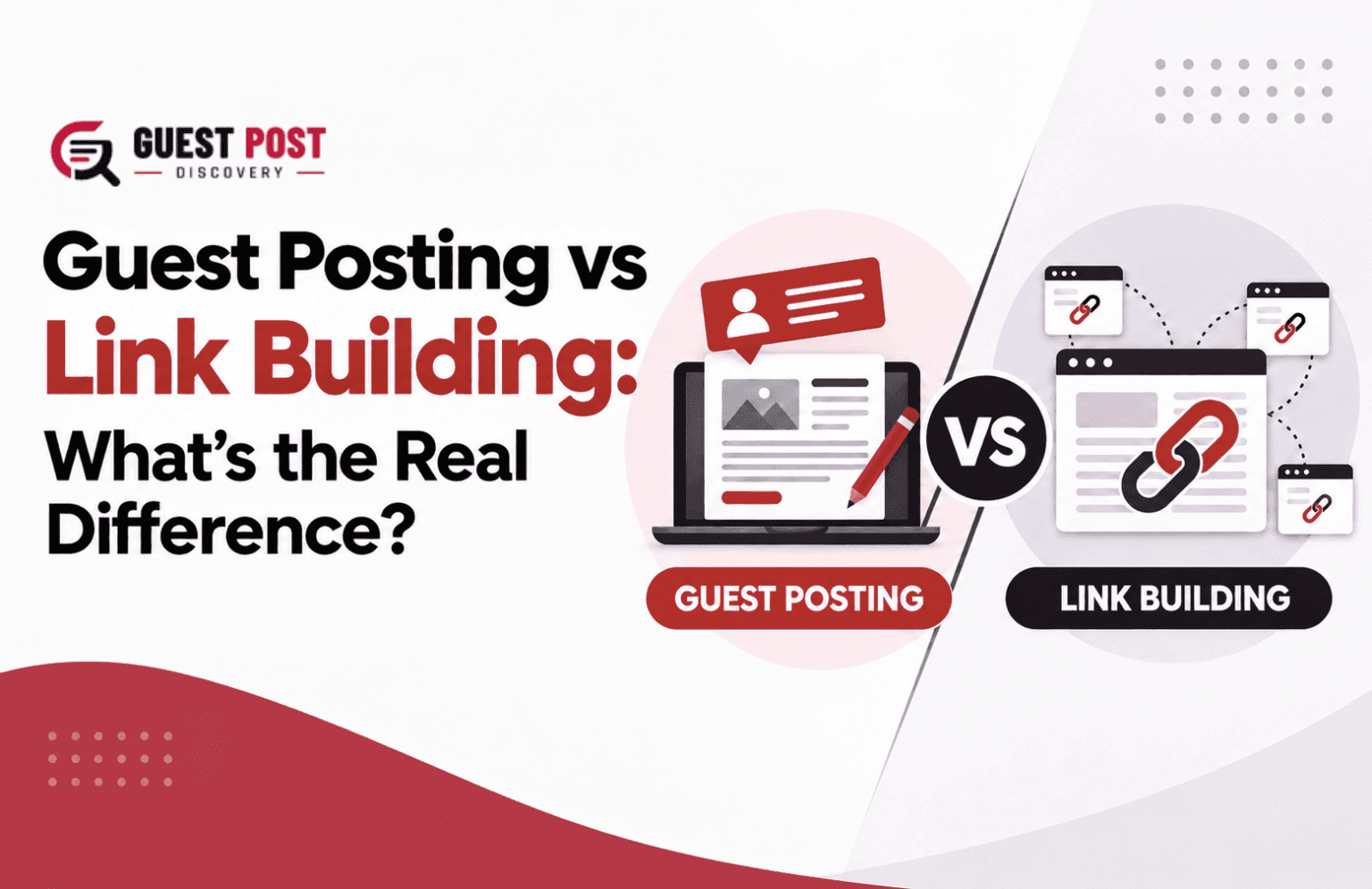 Guest posting vs link building